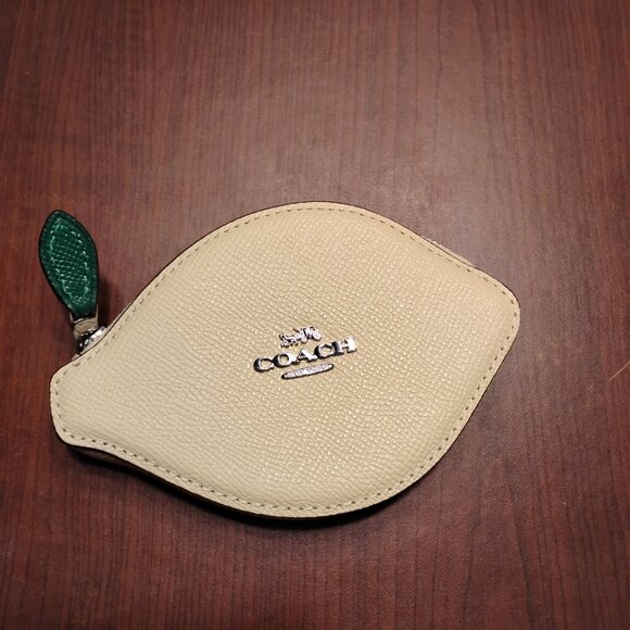Coach Women's Lemon Coin Case - Picture 1 of 5